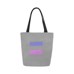 Androgynous Flag Canvas Tote Bag (Model 1657)