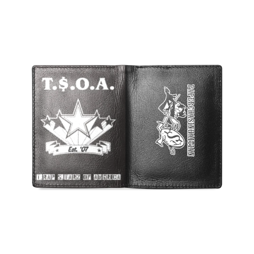 TSOA Paper Chasers Men's Leather Wallet (Model 1612)