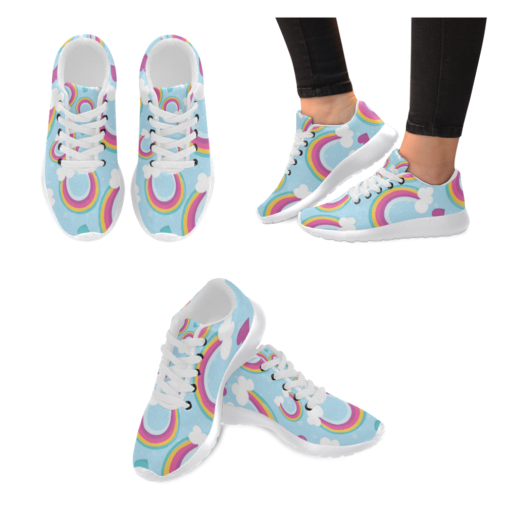 Rainbow Sky Women’s Running Shoes (Model 020)