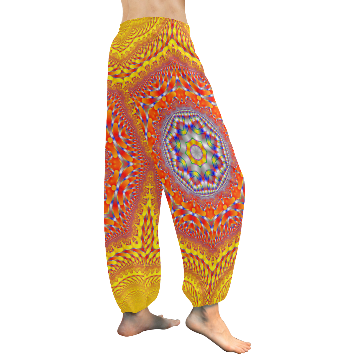 Face to Face Women's All Over Print Harem Pants (Model L18)