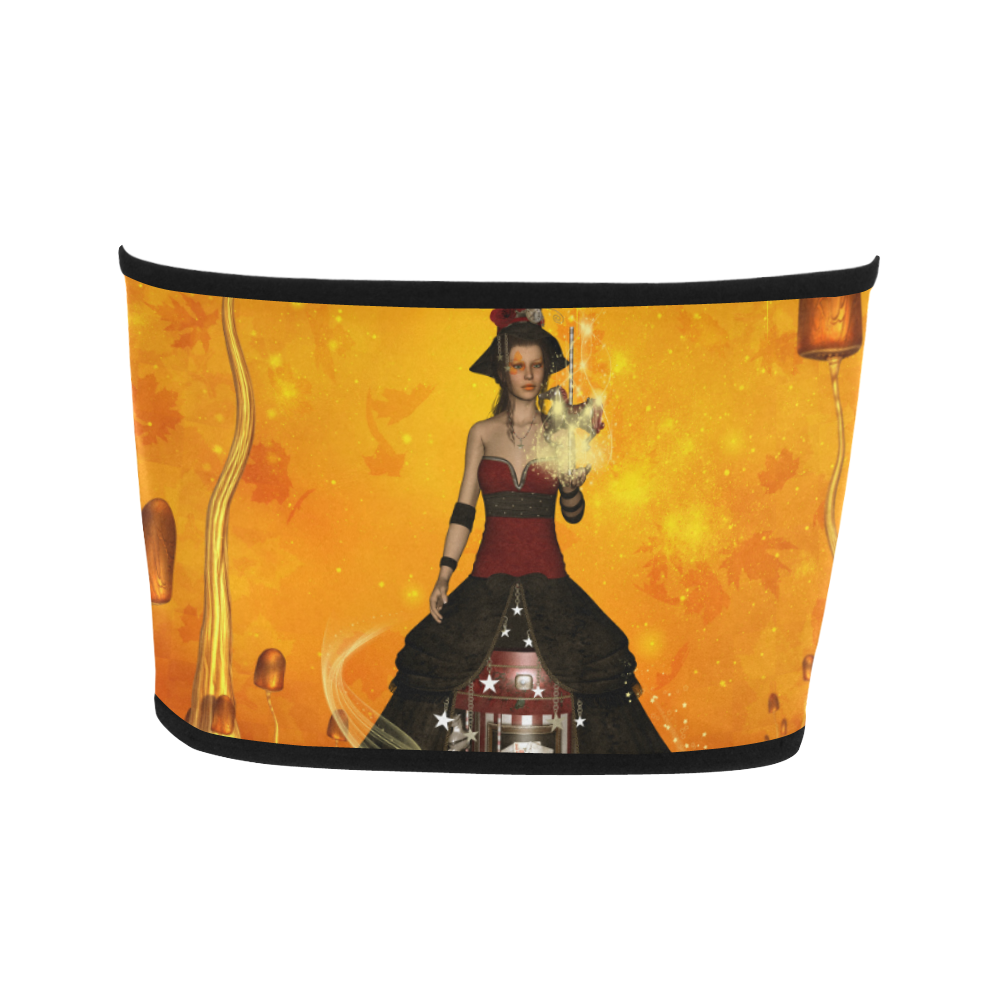 Fantasy women with carousel Bandeau Top