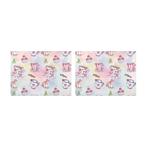 Coffee and sweeets Placemat 14’’ x 19’’ (Set of 2)
