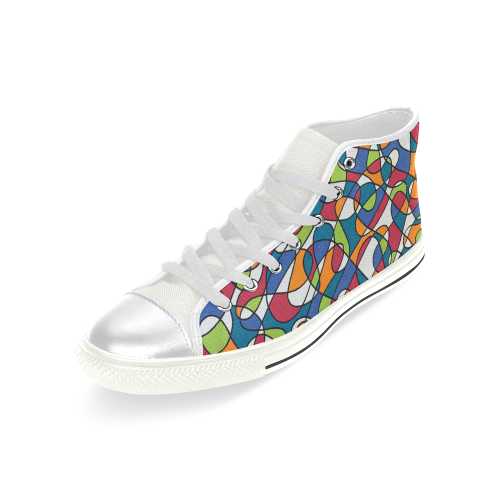 Inspiration High Top Canvas Shoes for Kid (Model 017)