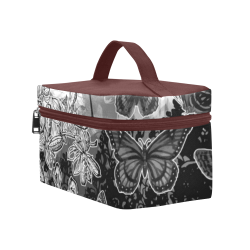 Lady and butterflies Cosmetic Bag/Large (Model 1658)