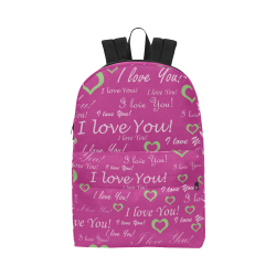 I Love You Floating Hearts Unisex Classic Backpack (Model 1673)