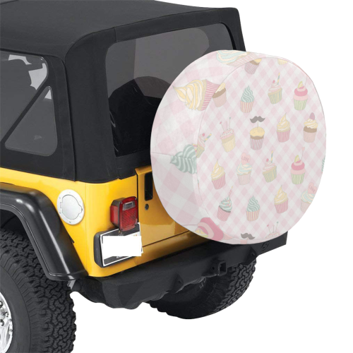 Cupcakes 34 Inch Spare Tire Cover