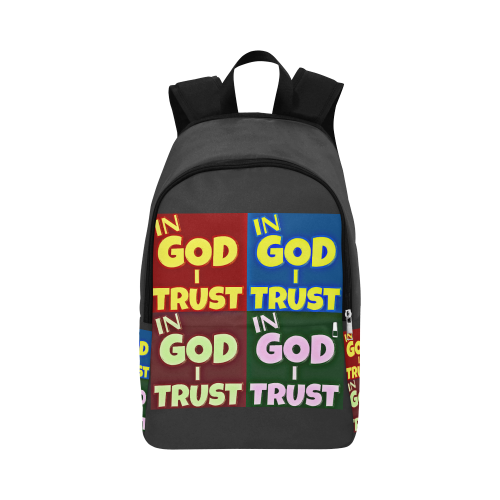 In God I Trust Fabric Backpack for Adult (Model 1659)