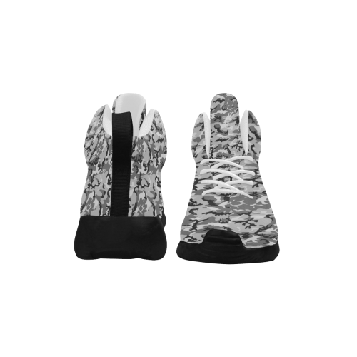 Woodland Urban City Black/Gray Camouflage Women's Chukka Training Shoes/Large Size (Model 57502)