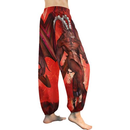 Awesome fantasy creature Women's All Over Print Harem Pants (Model L18)