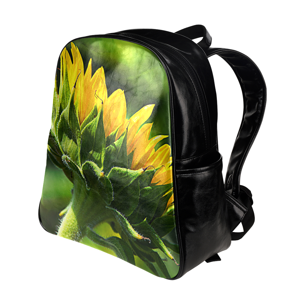 Sunflower New Beginnings Multi-Pockets Backpack (Model 1636)