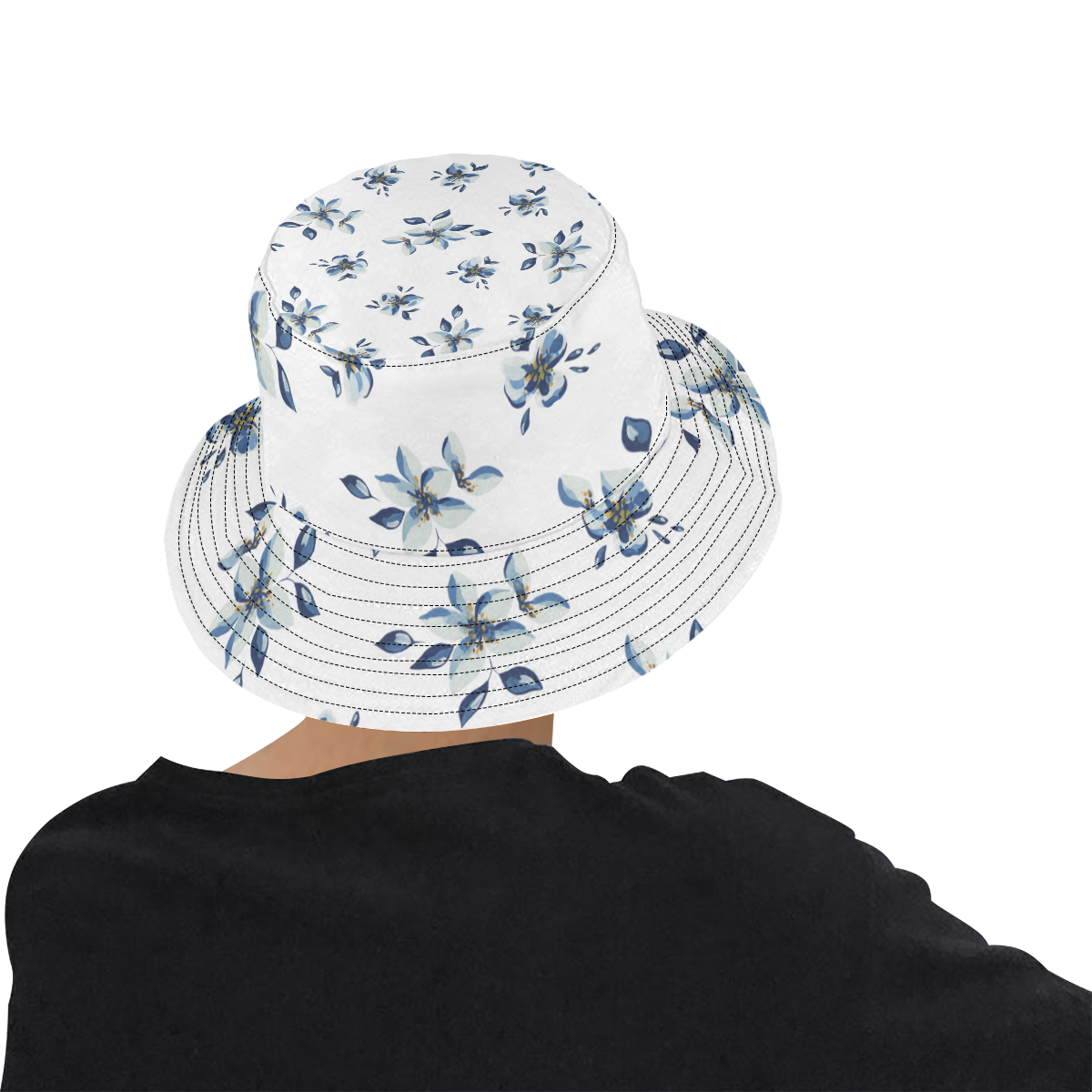 White Hope All Over Print Bucket Hat for Men