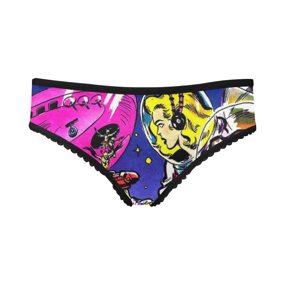 Battle in Space 2 Women's All Over Print Girl Briefs (Model L14)