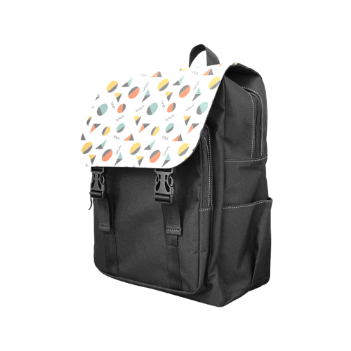 Geo Cutting Shapes Casual Shoulders Backpack (Model 1623)