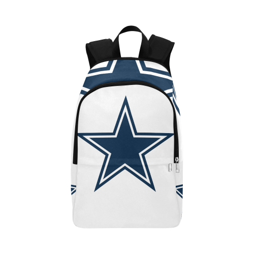 Cowboys White Book Bag Fabric Backpack for Adult (Model 1659)