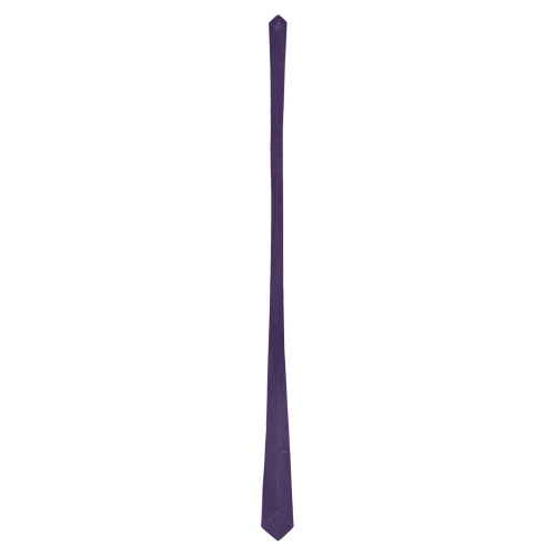 color Russian violet Classic Necktie (Two Sides)