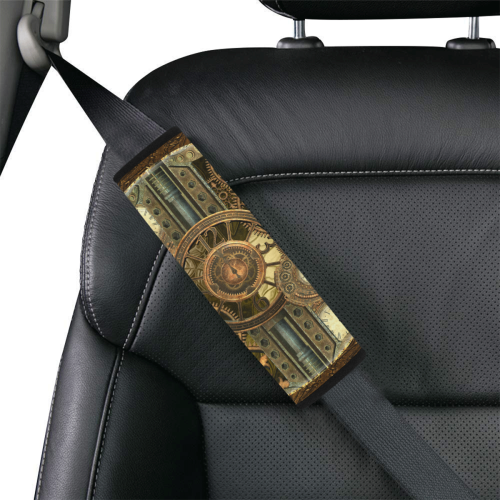 Steampunk clocks and gears Car Seat Belt Cover 7''x8.5''