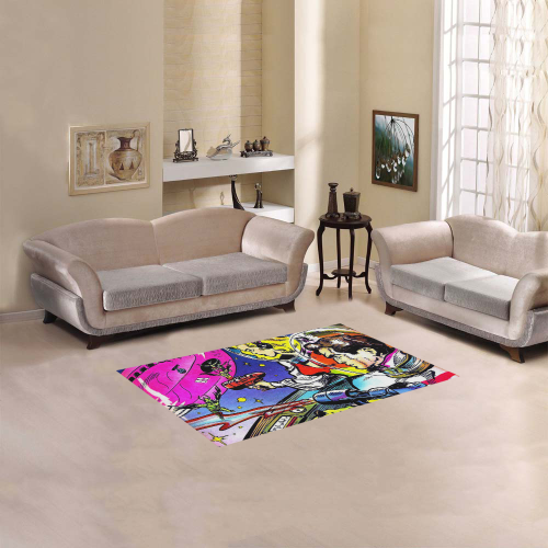 Battle in Space 2 Area Rug 2'7"x 1'8‘’