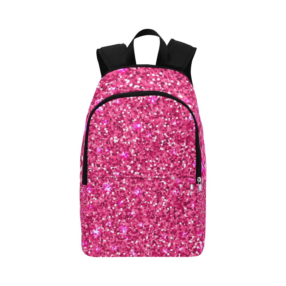 pink glitter Fabric Backpack for Adult (Model 1659)