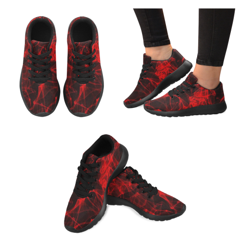 Lava flames Women’s Running Shoes (Model 020)