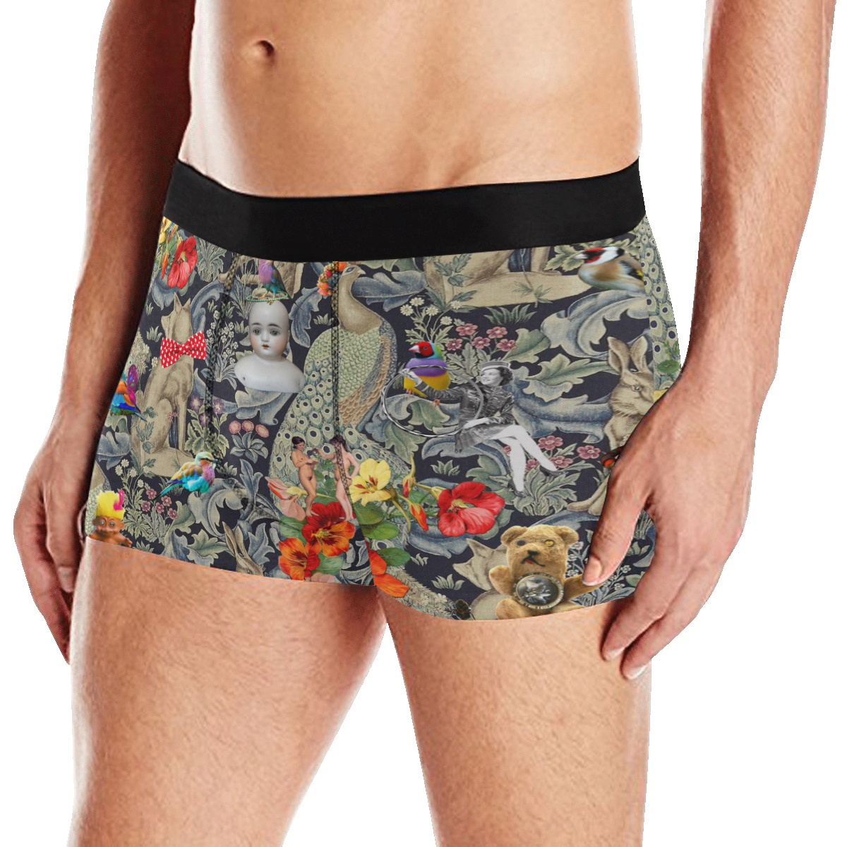 And Another Thing (doll) Men's Boxer Briefs with Merged Design (Model  L10)