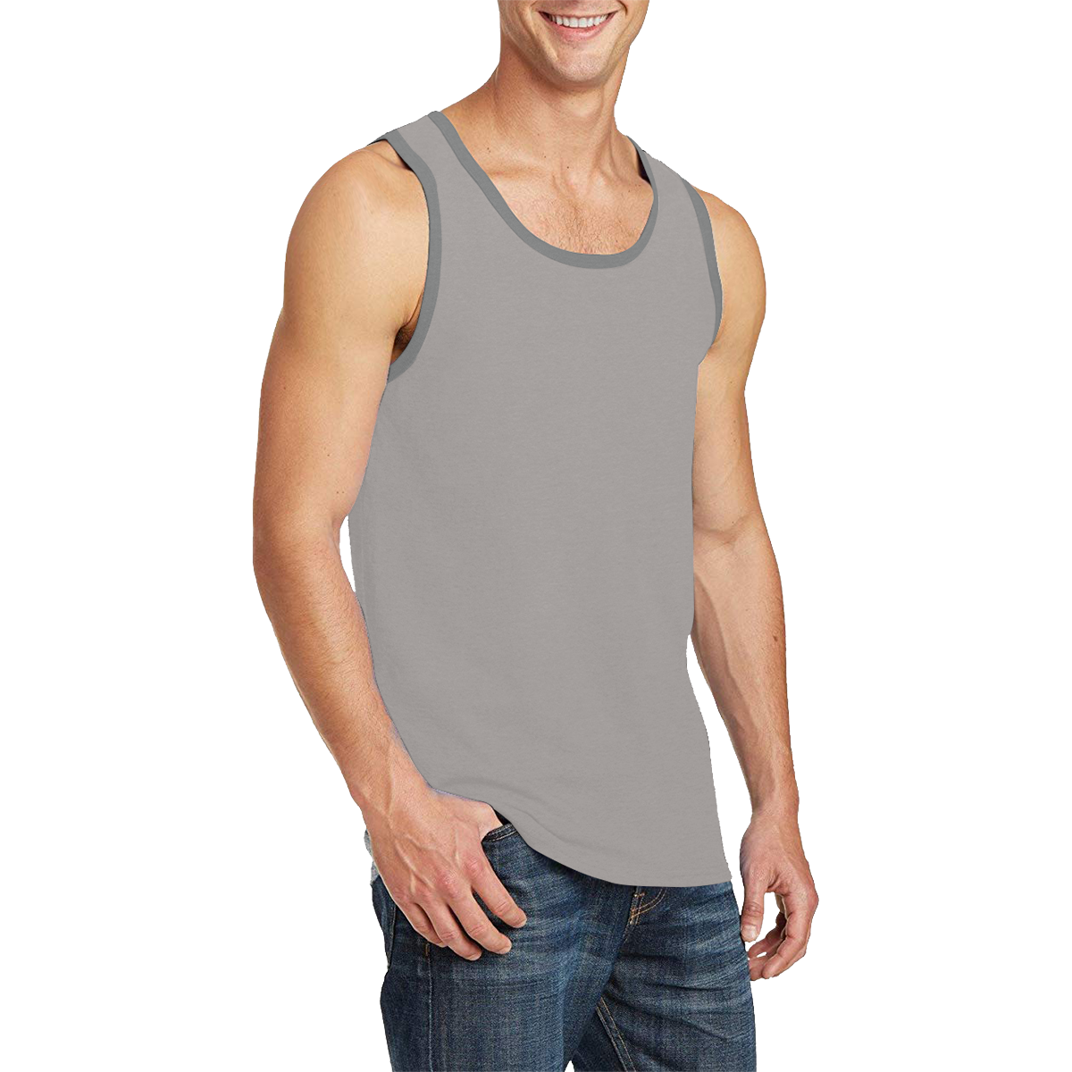 Ash Men's All Over Print Tank Top (Model T57)