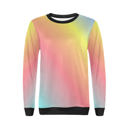 Tropical Blend All Over Print Crewneck Sweatshirt for Women (Model H18)