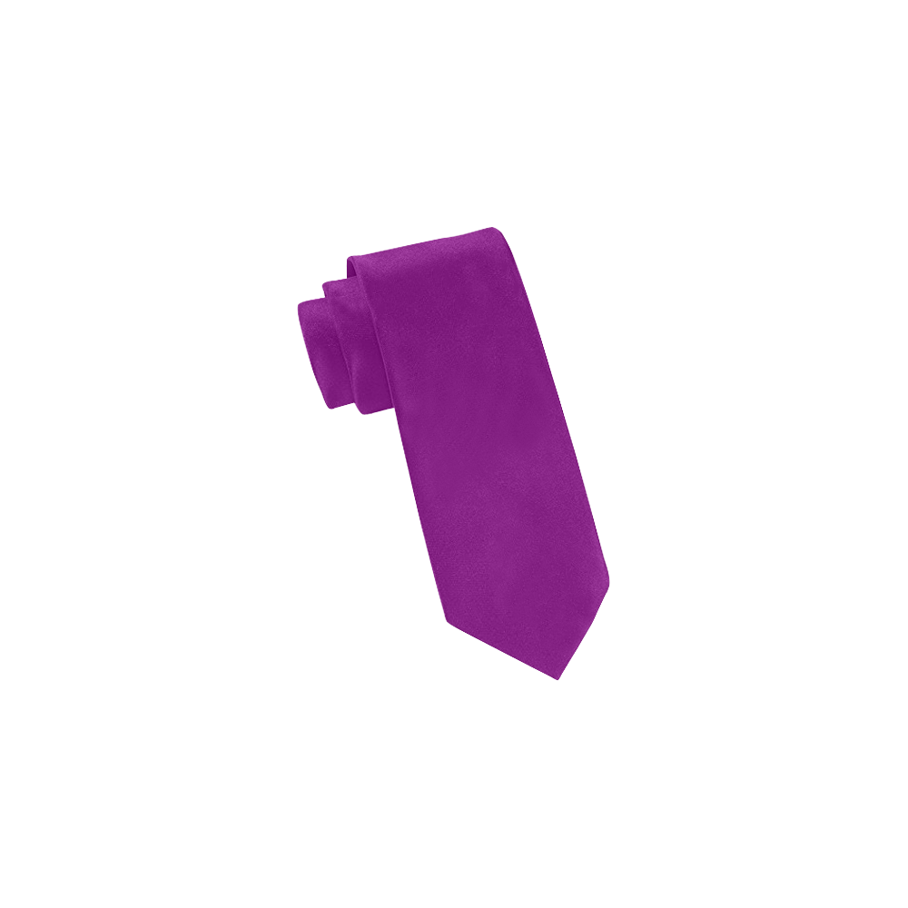 color purple Classic Necktie (Two Sides)