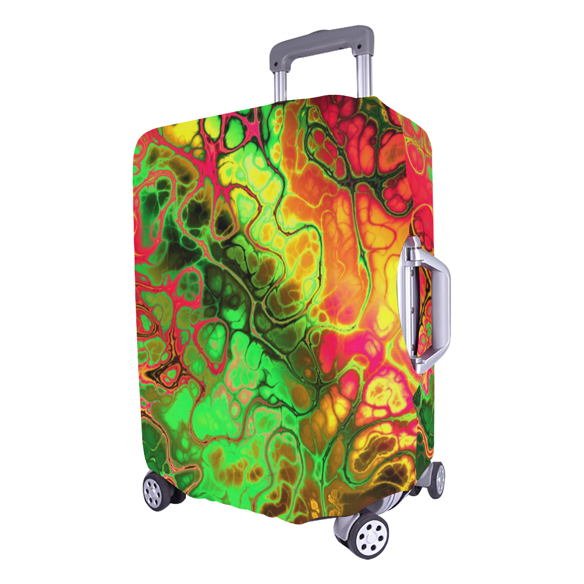 awesome fractal 35I by JamColors Luggage Cover/Large 26"-28"