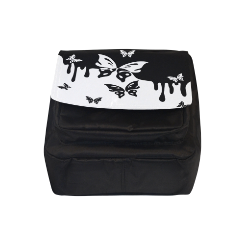 Animals Nature - Splashes Tattoos with Butterflies Crossbody Nylon Bags (Model 1633)