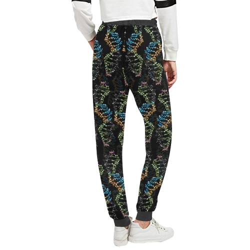 DNA pattern - Biology - Scientist Unisex All Over Print Sweatpants (Model L11)