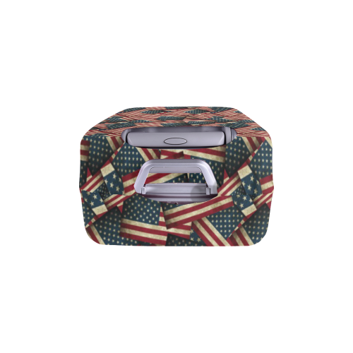 Patriotic USA American Flag Art Luggage Cover/Large 26"-28"