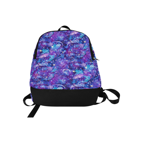 Purple Cosmos Fabric Backpack for Adult (Model 1659)