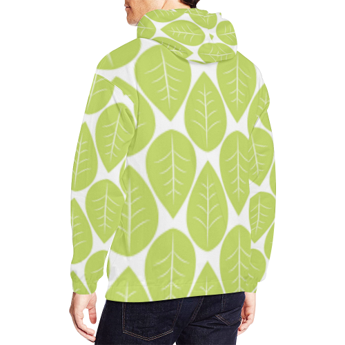 89C (2) All Over Print Hoodie for Men/Large Size (USA Size) (Model H13)
