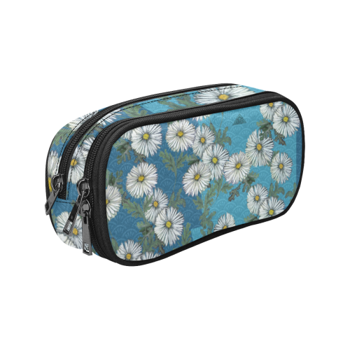 The Lowest of Low Daisies Acquamarino Pencil Pouch/Large (Model 1680)