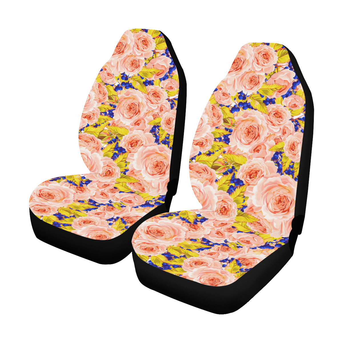 Rose Flower Car Seat Covers (Set of 2)