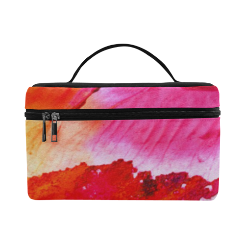 Red purple paint Cosmetic Bag/Large (Model 1658)