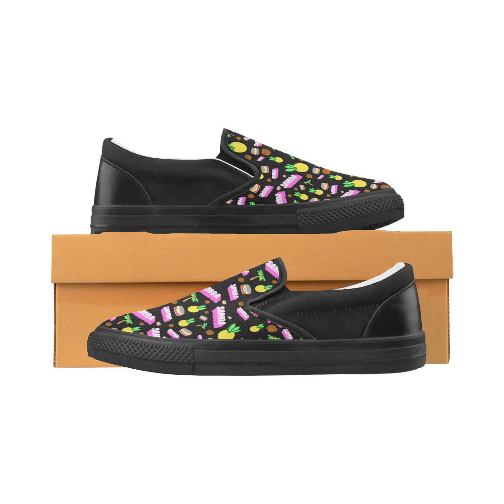 ISLAND BREEZE Slip-on Canvas Shoes for Men/Large Size (Model 019)