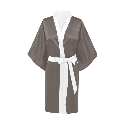 Brown Granite Kimono Robe