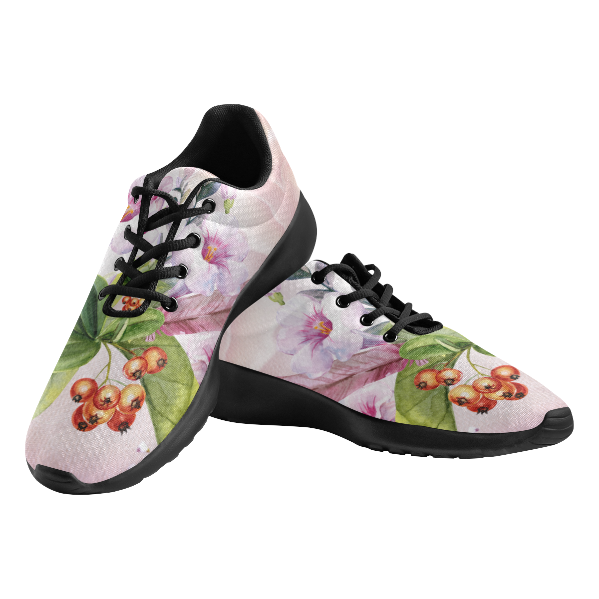 Wonderful flowers Men's Athletic Shoes (Model 0200)