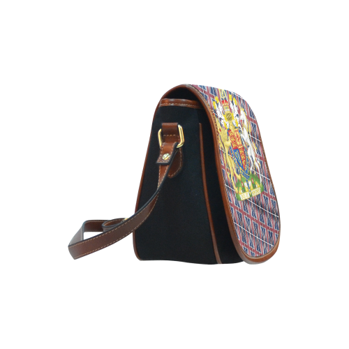GREAT BRITAIN COA Saddle Bag/Small (Model 1649)(Flap Customization)