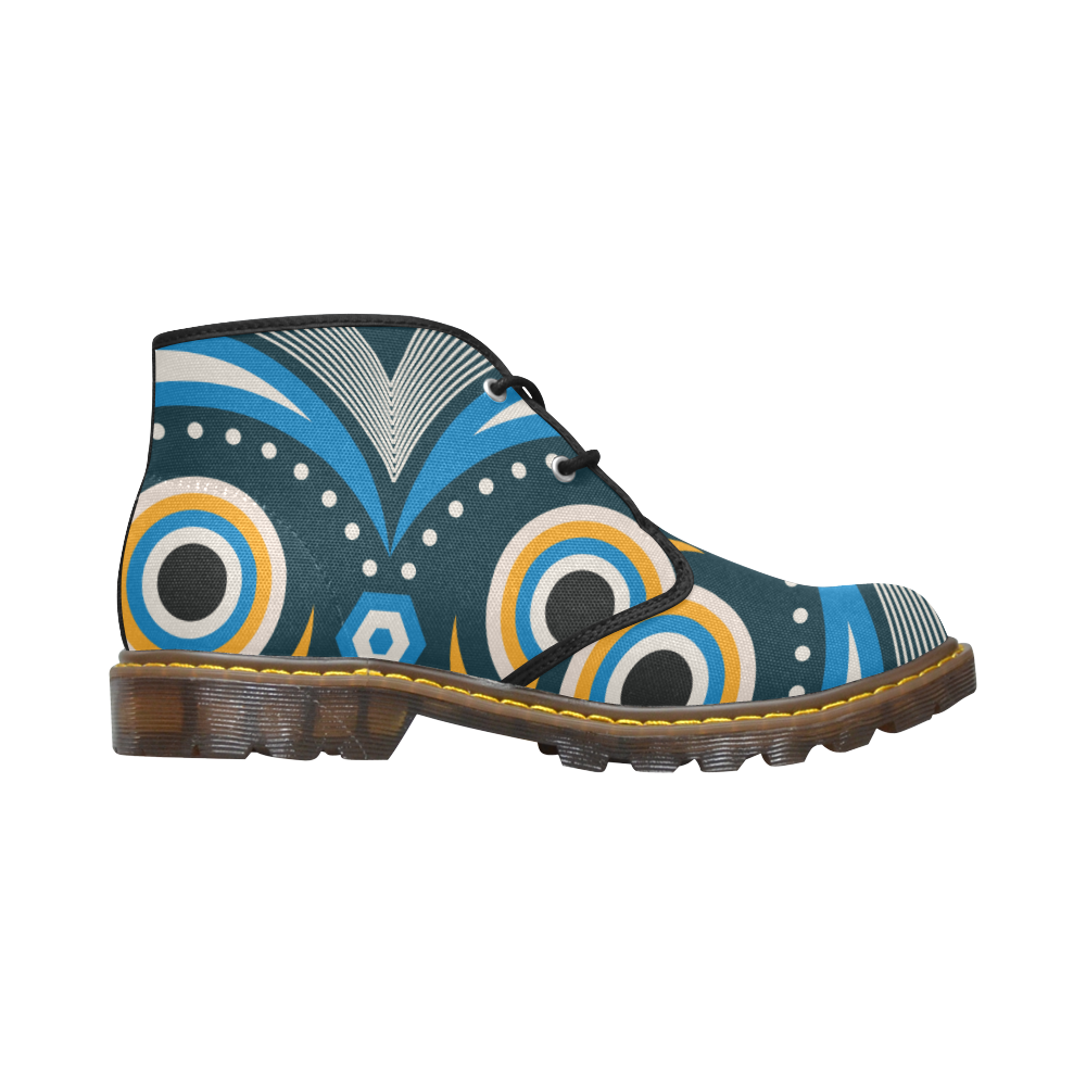 lulua tribal Women's Canvas Chukka Boots (Model 2402-1)