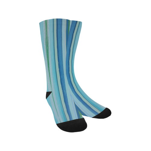 painted stripe Men's Custom Socks