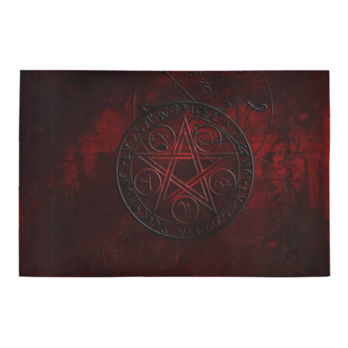 Dark Bloody Magic Azalea Doormat 24" x 16" (Sponge Material)