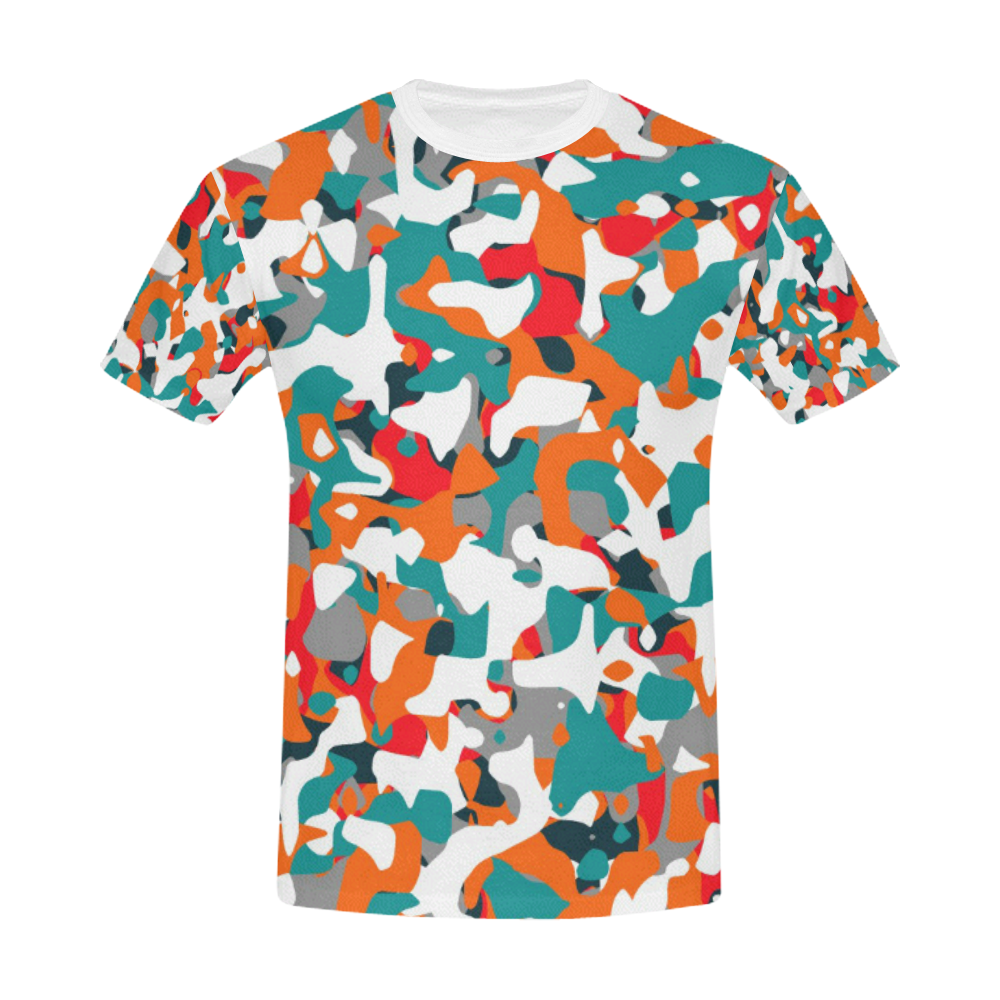 POP ART CAMOUFLAGE 1 All Over Print T-Shirt for Men/Large Size (USA Size) Model T40)