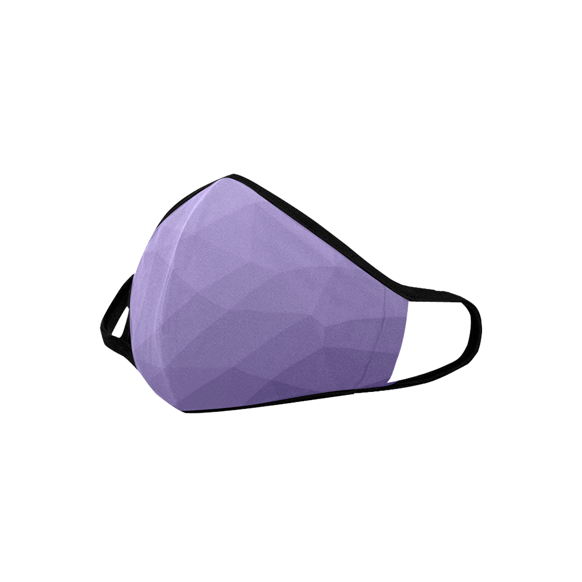 Ultra violet purple geometric mesh Mouth Mask