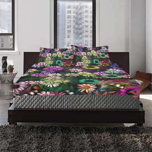 Floral Dusk 3-Piece Bedding Set