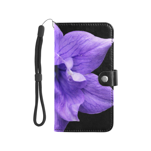 Balloon Flower Flip Leather Purse for Mobile Phone/Large (Model 1703)