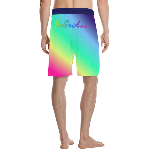 Rainbow Casual Shorts too Men's All Over Print Casual Shorts (Model L23)