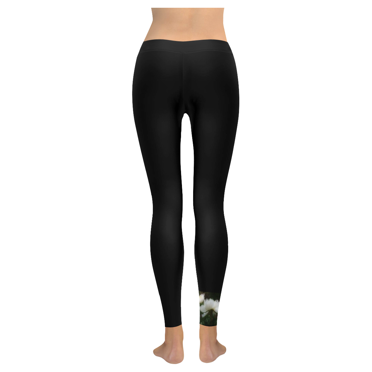 Peony Gang #LoveDreamInspireCo Women's Low Rise Leggings (Invisible Stitch) (Model L05)