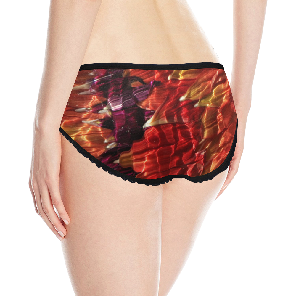 Muscled Petals Women's All Over Print Classic Briefs (Model L13)